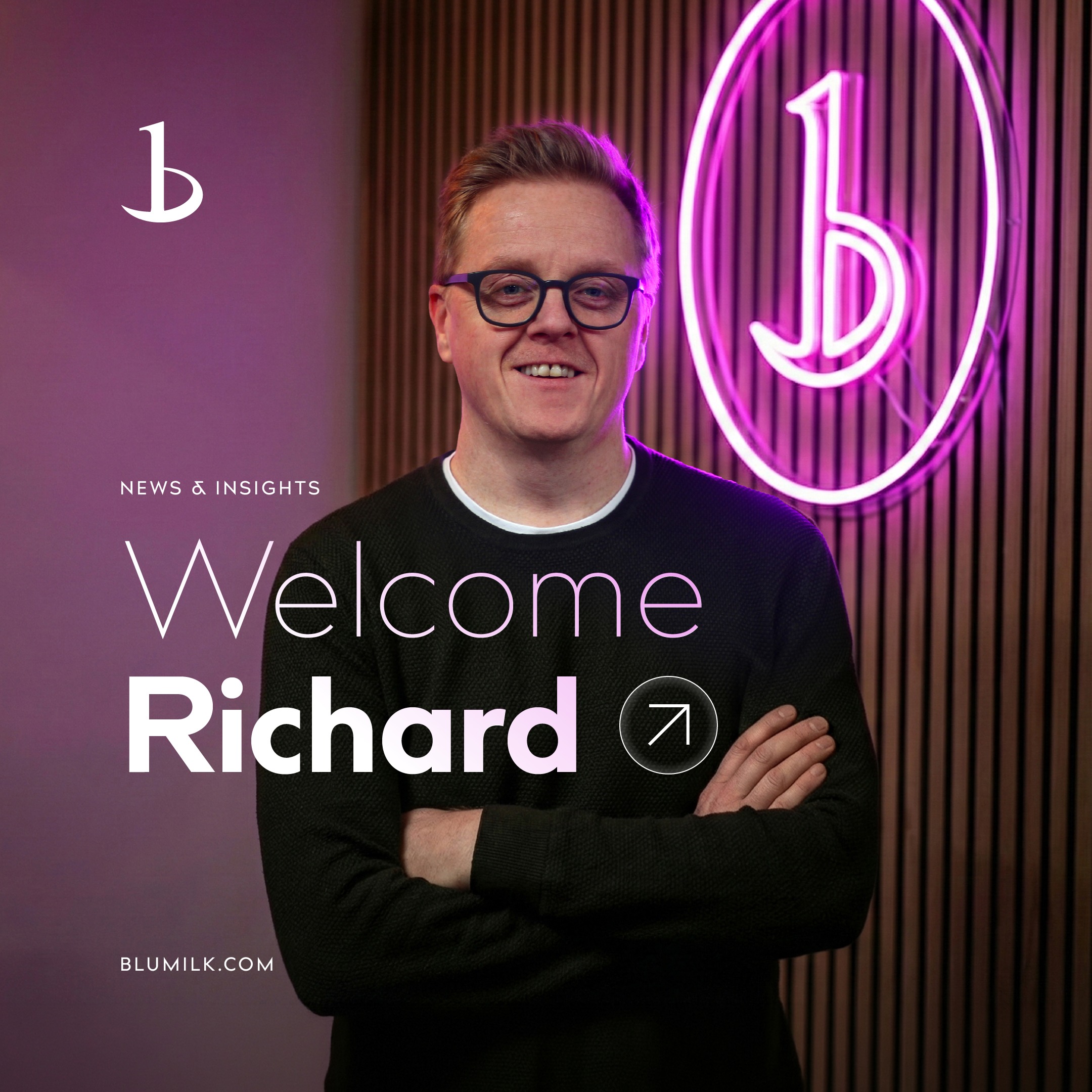 Richard Walters Rejoins Blumilk as Senior Account Manager